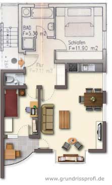 Grundrissaufbereitung